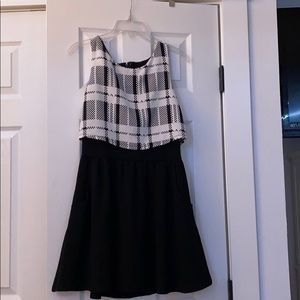Cute black and white dress